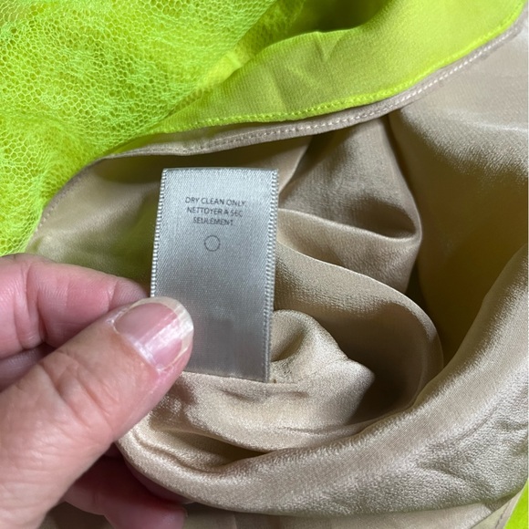 EUC Jason Wu Neon Yellow 2017 Runway Dress. Size 4 - Picture 8 of 11